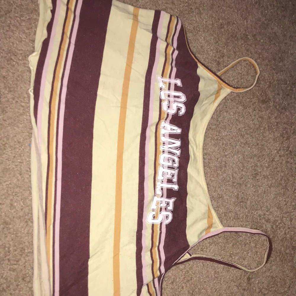 Cropped LOS ANGELES tank top